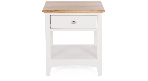 Jessica 1 drw bedside Oak top